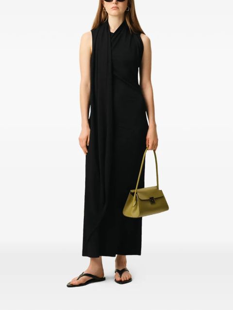 AMI Paris sleeveless lavaliere maxi dress - Black - zdjęcie produktu nr 2