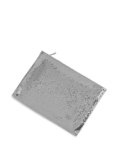 Rabanne mesh pouch - Silver