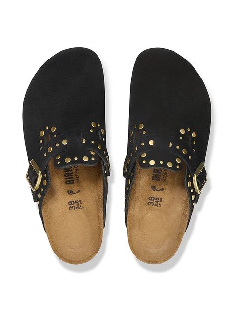 Birkenstock klapki zamszowe Boston Rivet