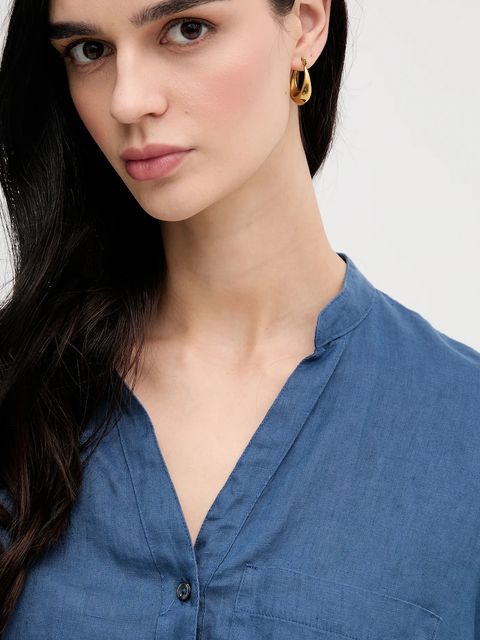 United Colors of Benetton koszula lniana