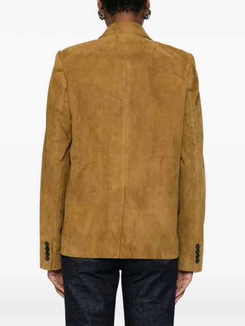 KHAITE suede jacket - Brown