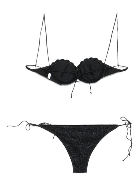 Oséree Lumière Shell bikini set - Black