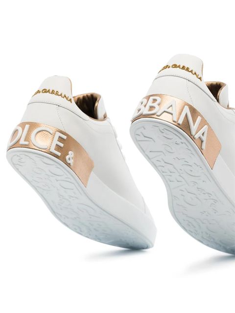 Dolce & Gabbana Portofino leather sneakers - White - zdjęcie produktu nr 2