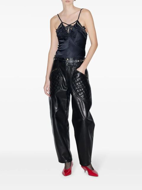 ISABEL MARANT Catarina tapered trousers - Black - zdjęcie produktu nr 2