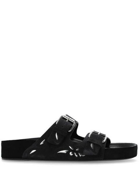 ISABEL MARANT Lennyo suede sandals - Black - zdjęcie produktu nr 1