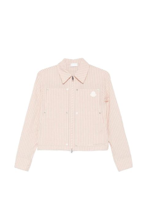 Moncler gingham-pattern buttoned shirt - Pink - zdjęcie produktu nr 1