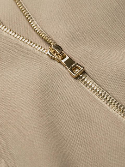 Balmain single-breasted blazer dress - Brown