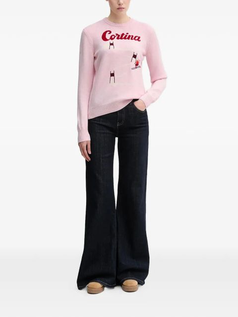 MC2 Saint Barth New Queen front-graphic crew-neck sweater - Pink - zdjęcie produktu nr 2