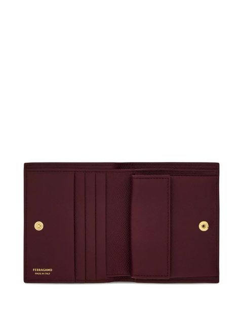 Ferragamo Gancini buckle compact wallet - Purple