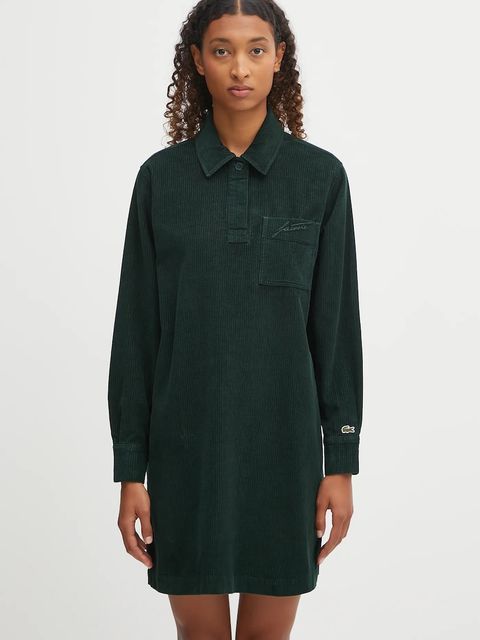 Lacoste sukienka sztruksowa - zdjęcie produktu nr 2