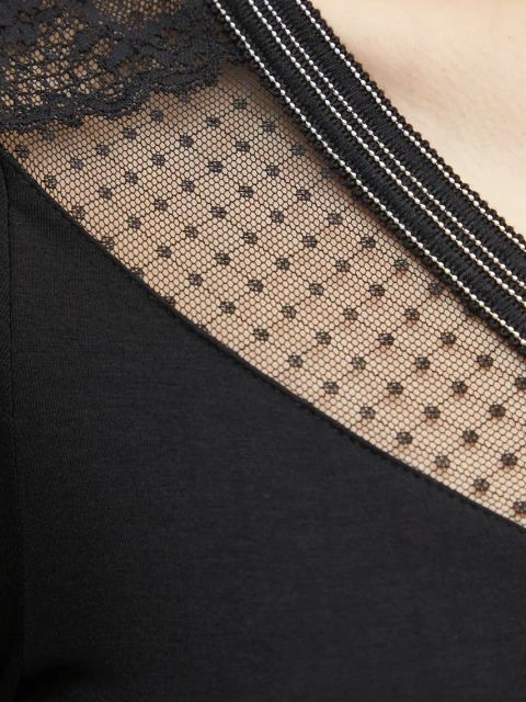 Morgan bluzka TSCOTT damska kolor czarny gładka TSCOTT