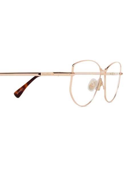 Max Mara Eyewear cat-eye glasses - Gold - zdjęcie produktu nr 2