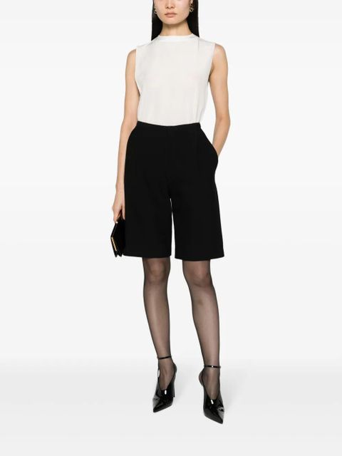 Saint Laurent sleeveless satin tank top - White - zdjęcie produktu nr 2