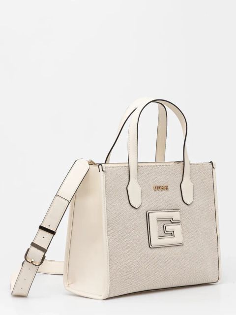 Guess torebka kolor beżowy HWWG91 98220