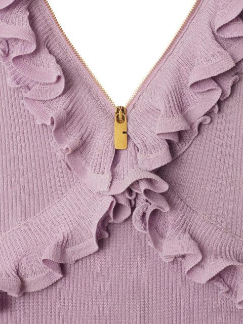 Burberry silk-blend dress - Pink