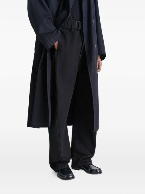 LEMAIRE leather loafers - Black