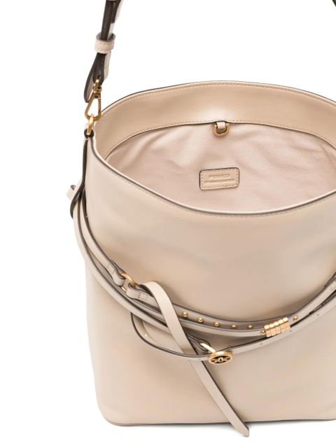 PINKO studded shoulder bag - Neutrals