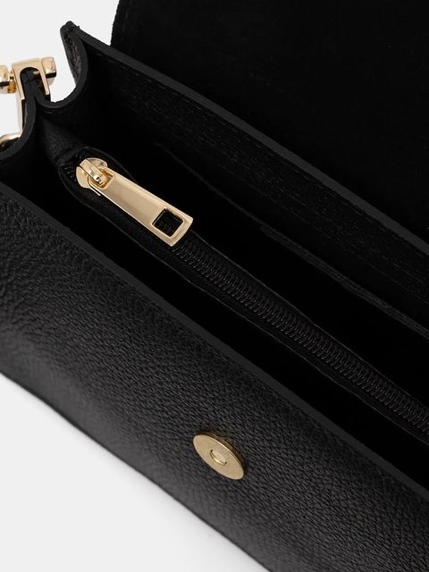 Answear.LAB torebka skórzana kolor czarny