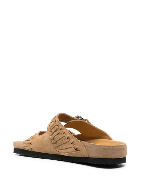 ISABEL MARANT Lennyo leather sandals - Brown - zdjęcie produktu nr 2