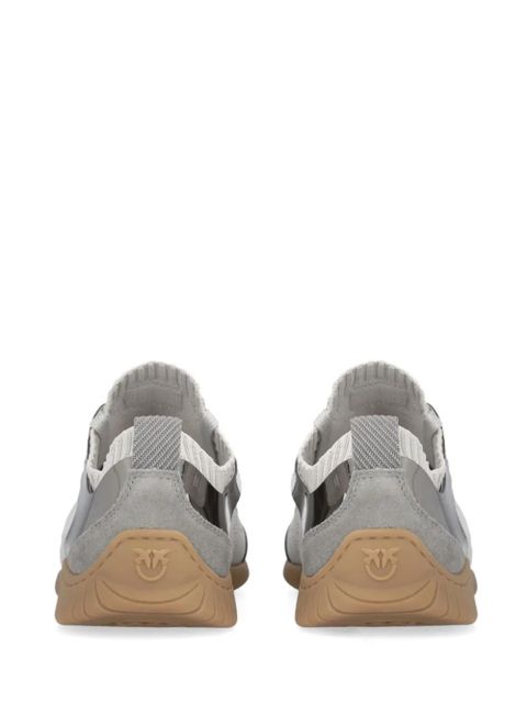 PINKO panelled sneakers - Silver