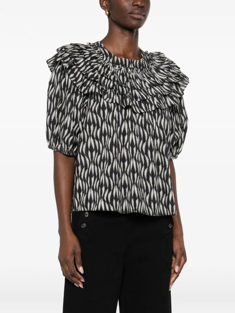 Ulla Johnson Mira top - Black