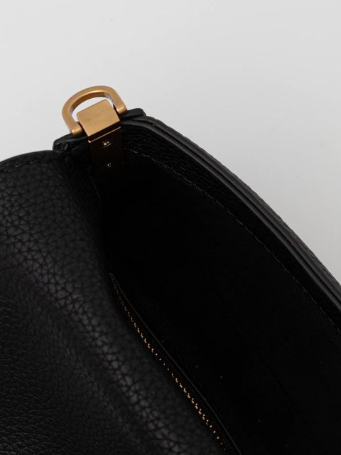 Pinko torebka skórzana kolor czarny 105353 A2OX