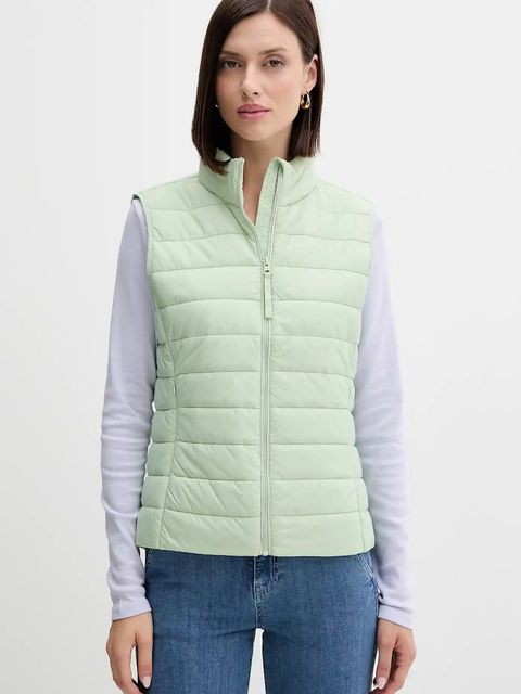 United Colors of Benetton bezrękawnik damski kolor zielony przejściowy 2TWDDJ00V