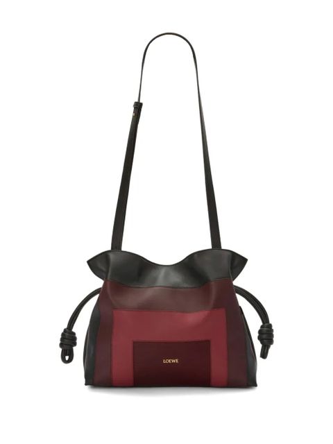 LOEWE medium Flamenco bucket bag - Black