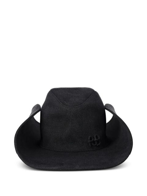 Ruslan Baginskiy embroidered cotton cowboy hat - Black - zdjęcie produktu nr 1