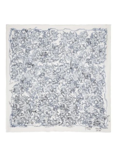 Zadig&Voltaire Kerry printed scarf - Neutrals - zdjęcie produktu nr 1