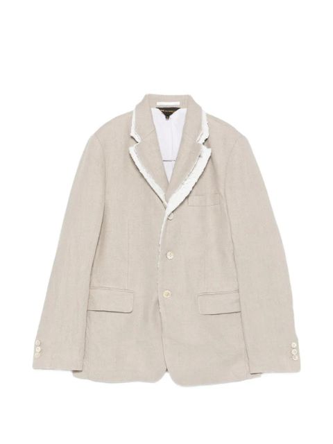 Comme Des Garçons fringed blazer - Neutrals - zdjęcie produktu nr 1