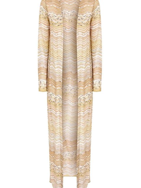 Missoni chevron-pattern cardigan - Neutrals - zdjęcie produktu nr 2