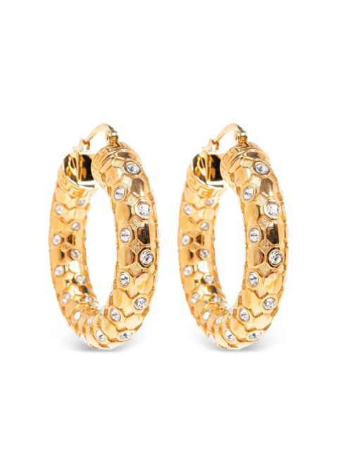 Versace Greca-engraved hoops - Gold - zdjęcie produktu nr 1