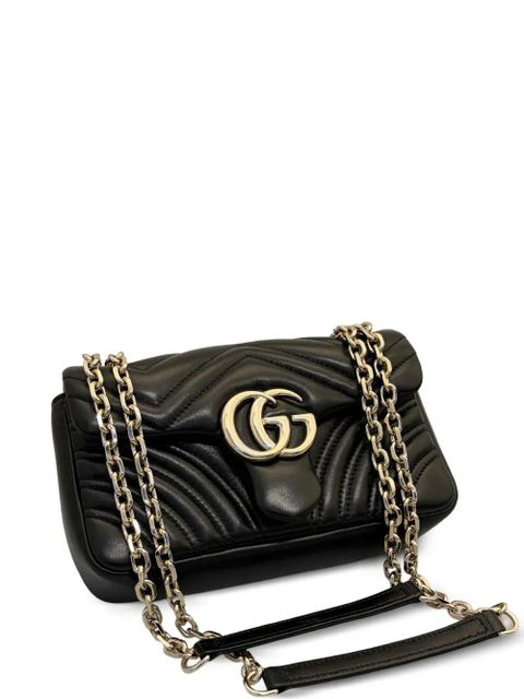 Gucci small GG Marmont shoulder bag - Black - zdjęcie produktu nr 1