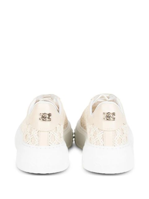 Casadei Cicladi interwoven sneakers - Neutrals