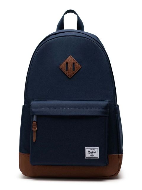 Herschel plecak 11383-03548-OS Heritage Backpack kolor granatowy duży gładki - zdjęcie produktu nr 1
