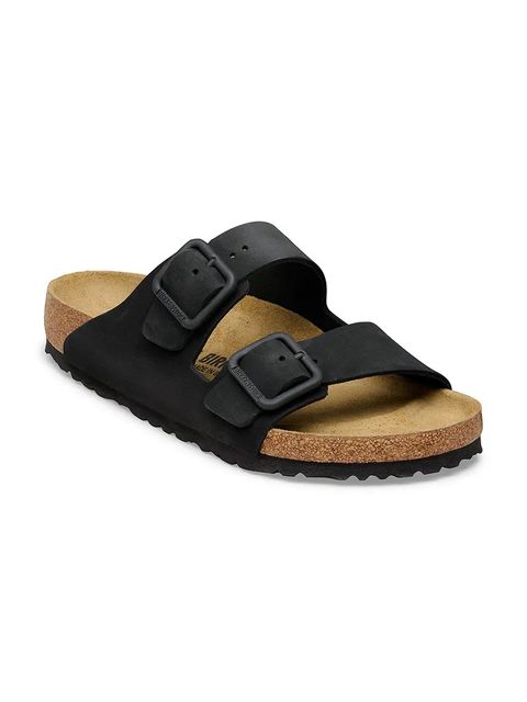 Birkenstock klapki nubukowe Arizona - zdjęcie produktu nr 1
