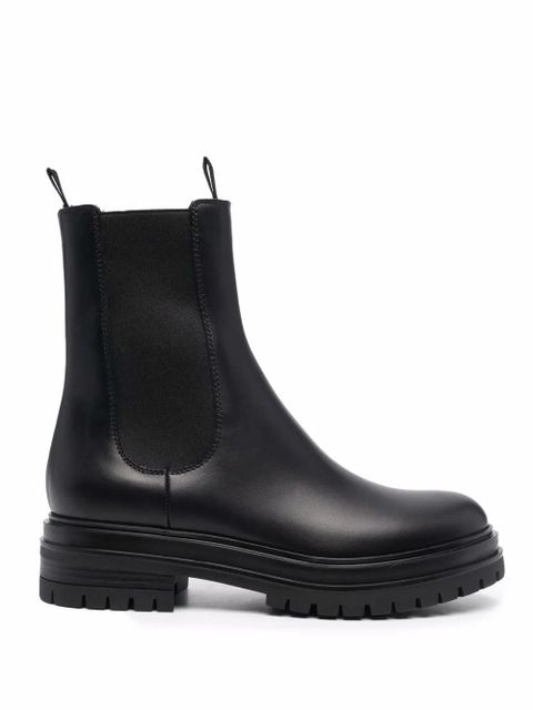 Gianvito Rossi chunky leather Chelsea boots - Black - zdjęcie produktu nr 1