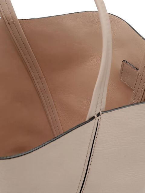 Chloé Spin leather tote bag - Neutrals