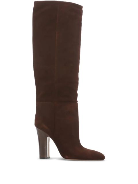 Paris Texas 100mm Lavinia knee-high leather boots - Brown - zdjęcie produktu nr 1