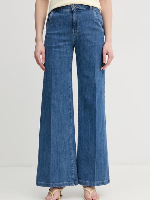 United Colors of Benetton jeansy wide leg damskie - zdjęcie produktu nr 2