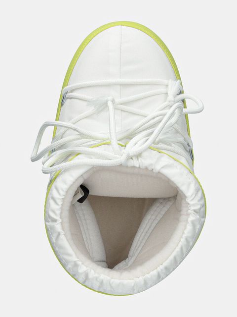 Moon Boot śniegowce MB ICON LOW NYLON kolor zielony 80D1409340 BA01