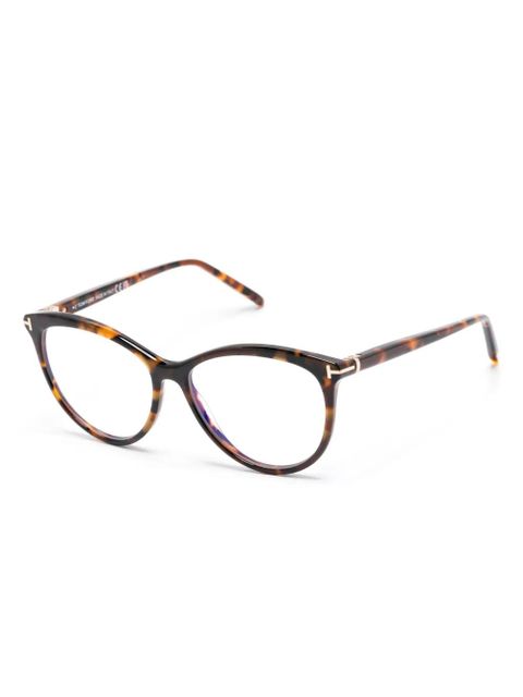 TOM FORD Eyewear FT5990B round-frame glasses - Brown - zdjęcie produktu nr 2