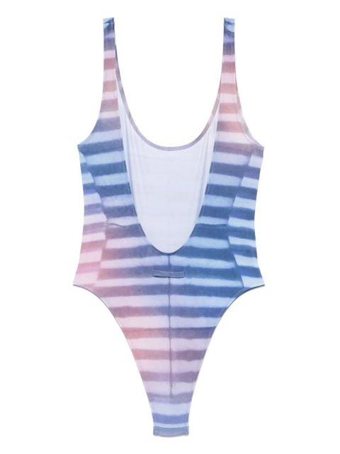 Jean Paul Gaultier Air striped swimsuit - Blue - zdjęcie produktu nr 2