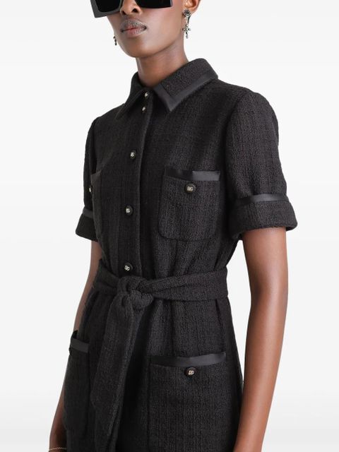 Dolce & Gabbana belted shirtdress - Black