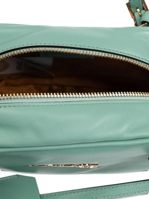 Versace Versace Tag leather mini shoulder bag - Green