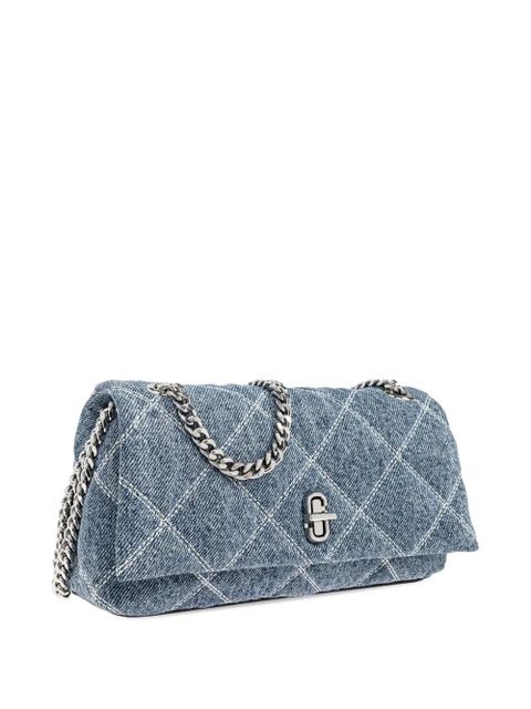 Marc Jacobs The quilted small Dual chain cross body bag - Blue