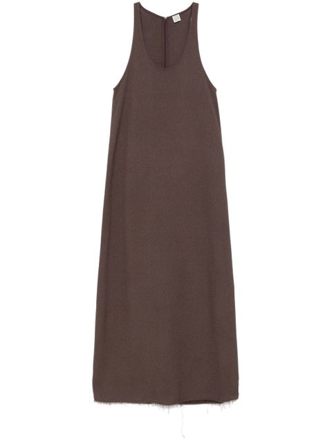 TOTEME scoop-neck maxi dress - Brown - zdjęcie produktu nr 1