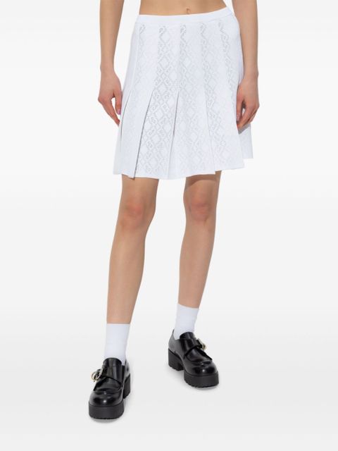 Givenchy pleated mini skirt - White