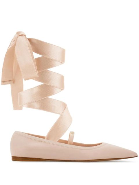 Ferragamo leather ballerina shoes - Pink - zdjęcie produktu nr 1